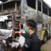 Baru Servis, Bus Terbakar di Palikanci