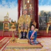 raja-thailand-maha-vajiralongkorn-dan-sineenat-wongvajirapakdi-duduk-di-grand-palance-di-bangkok-thailand-2782019-foto-antararoyal-household-bureauhandout-via-reuters-51