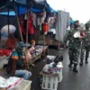 Satgas Covid-19 Tutup Pasar Sandang Jatibarang