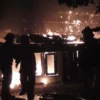 Kebakaran di Asrama TNI AD Cirebon