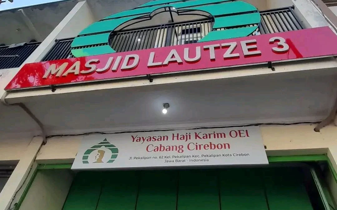Masjid Lautze 3 Didirikan di Cirebon setelah Jakarta dan Bandung