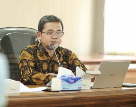 Kepala Bappelitbangda Kota Cirebon Agus Herdhyana menjelaskan, meskipun RPD transisi ini masih dalam penggodokan, namun tahapan penyusunan RKPD 2024 bisa tetap dilaksanakan secara pararel. --FOTO: ANDI AZIS MUHTAROM/RADAR CIREBON