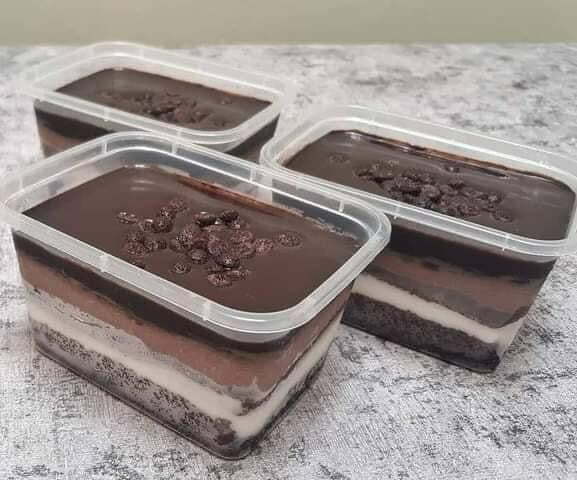 Nikmatnya Dessert Box Brownies Dobel Coklat. Yuk Bikin!