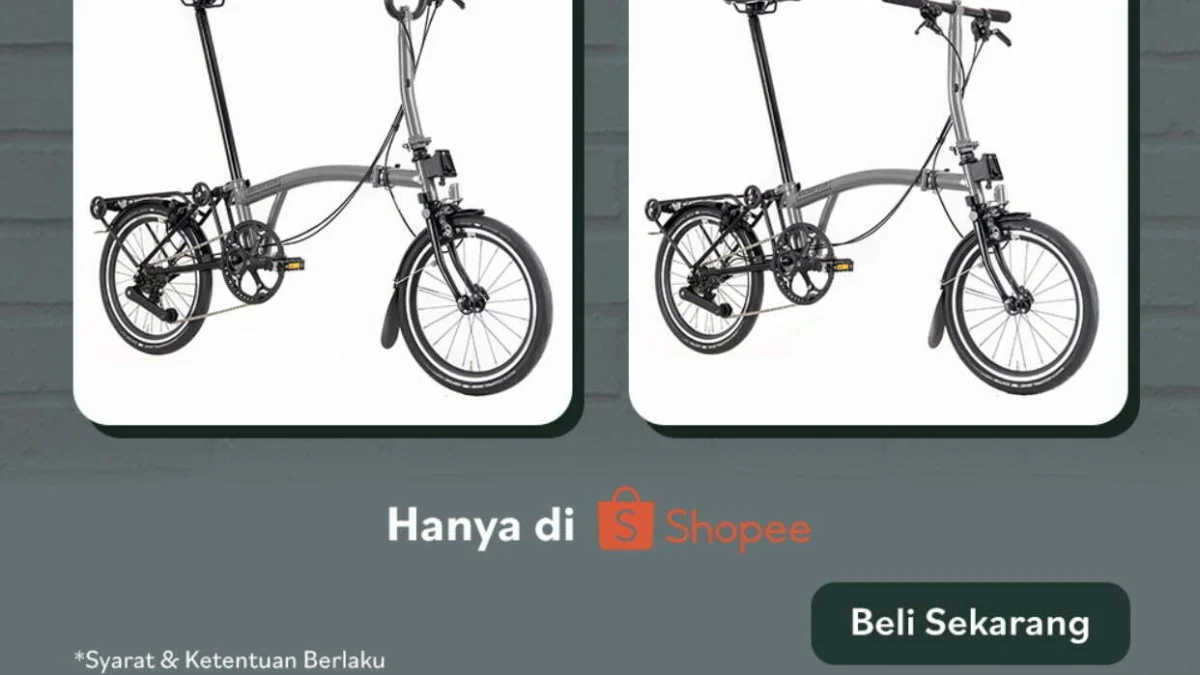 Wah Sepeda Brompton Bisa Beli Di Shopee