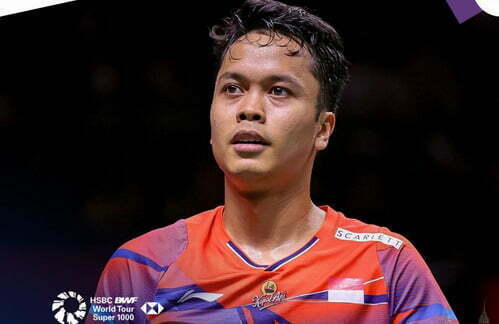 Ginting lolos 16 Besar Malaysia Open 2023