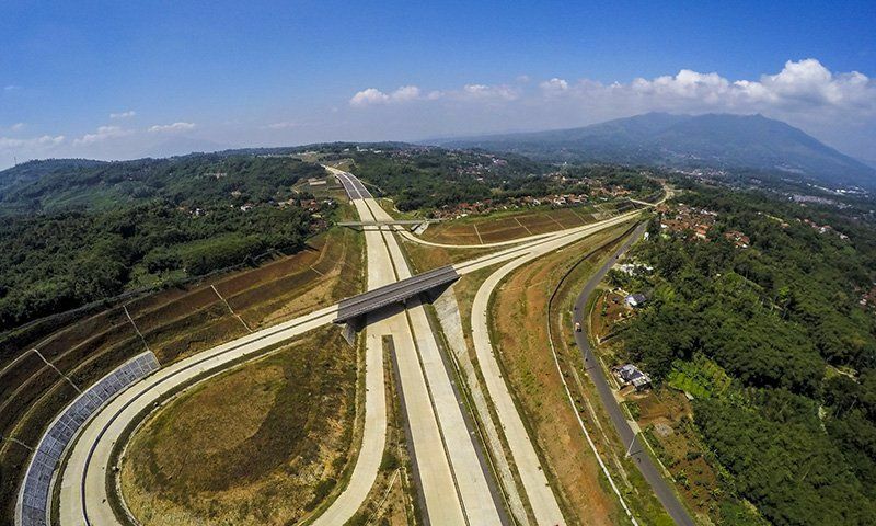 Proyek jalan Tol Cisumdawu --FOTO: ANTARA