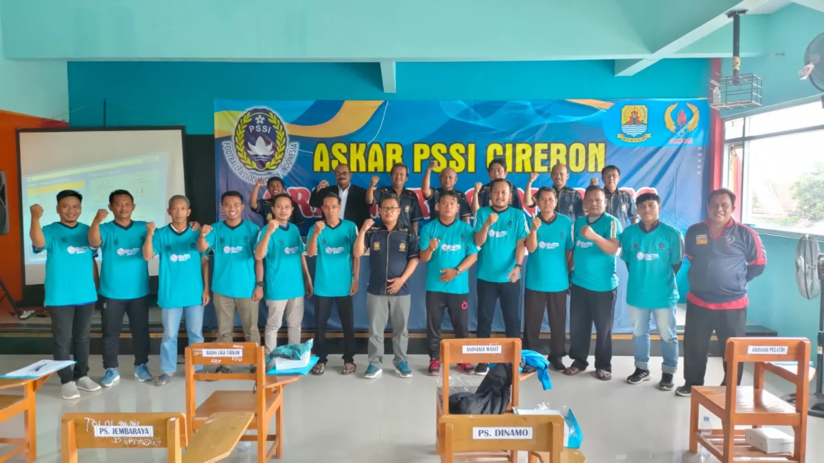 Peserta kongres biasa (KB) Askab PSSI Cirebon pada tanggal 29 Oktober 2022. --FOTO: DOKPSSI