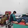 Unit Donor Darah (UDD) Palang Merah Indonesia (PMI) Kota Cirebon mengalami penipisan stok darah. --FOTO: JERRELL ZEFANYA/RADAR CIREBON