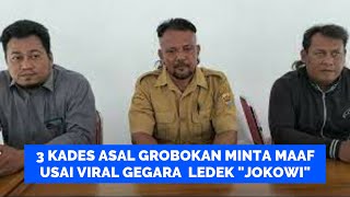 3 Kades Hina Jokowi Viral di Medsos, Akhirnya Minta Maaf