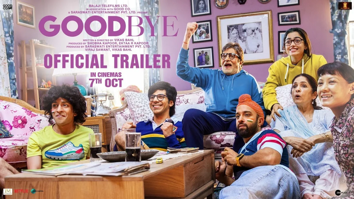 Poster film India berjudul Goodbye, diperankan oleh aktor terkenal Amitabh Bachchan. --FOTO: INDIAFEST