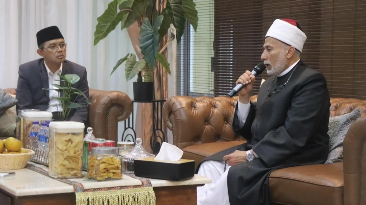 Syaikh Prof Dr Yusri Rusydi Gabr Al-Hasani ke Ponpes Al Mizan Jatiwangi