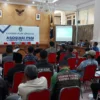 Suasana KLB Askab PSSI Kabupaten Cirebon, Minggu 12 Februari 2023.