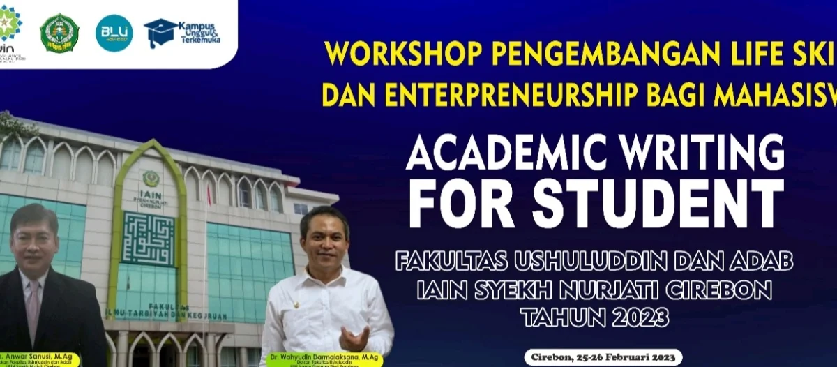 Fakultas Ushuluddin dan Adab UIN Syekh Nurjati Cirebon, Gelar WORKSHOP Academic Writing