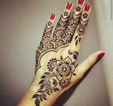 henna tangan simple dan mudah untuk anak anak