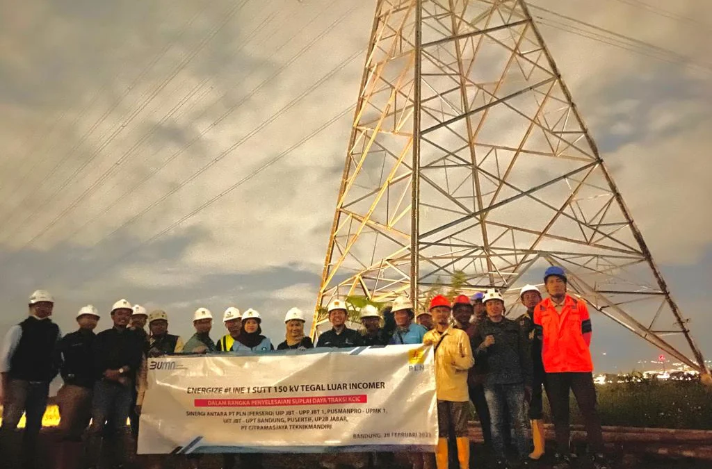 Dukung Proyek Kereta Cepat Jakarta Bandung, PLN Selesaikan SUTT 150 kV Tegalluar Incomer