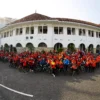 HUT ke 4 Selibon, Ratusan Pesepeda Gowes Bareng di Kota Cirebon