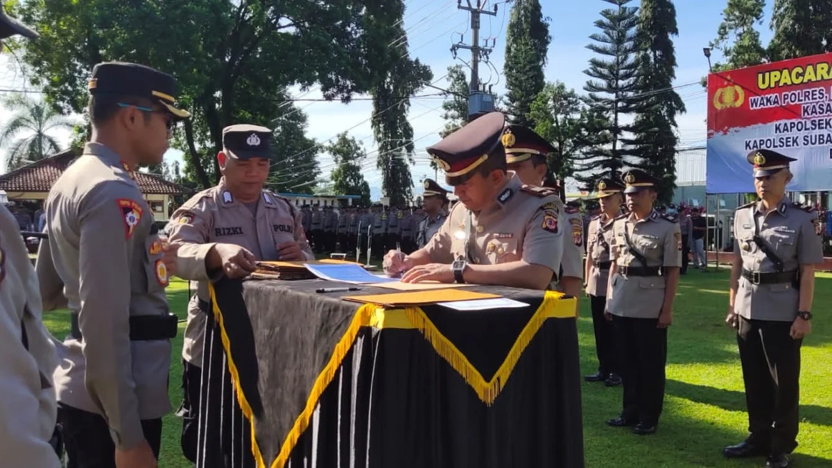 12 Perwira Polres Kuningan Pindah Tugas, AKBP Dhany: Rotasi Merupakan Hal yang Biasa