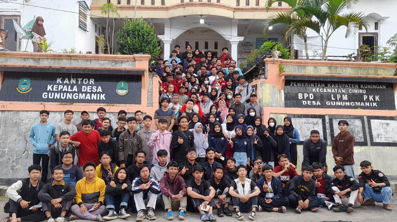 Mahasiswa UMC Lakukan Pengabdian Desa di Gunungmanik Kabupaten Kuningan