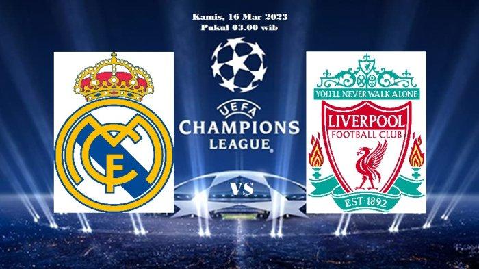 Real Madrid vs Liverpool di Liga Champions