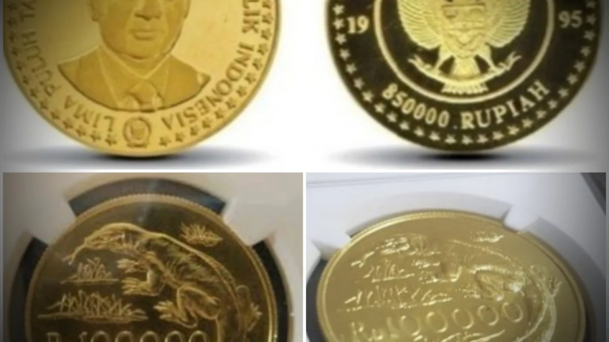 INI DIA! 13 Uang Koin Indonesia Mengandung Emas, Paling di Cari Kolektor