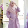 baju ungu cocok dengan jilbab warna apa