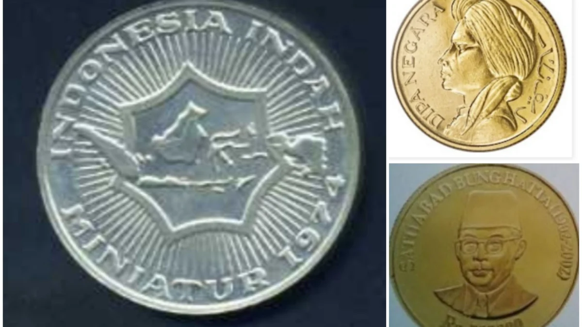 Mengandung EMAS, Harga Terbaru Medali Peringatan dan 13 Uang Koin Indonesia Incaran Kolektor