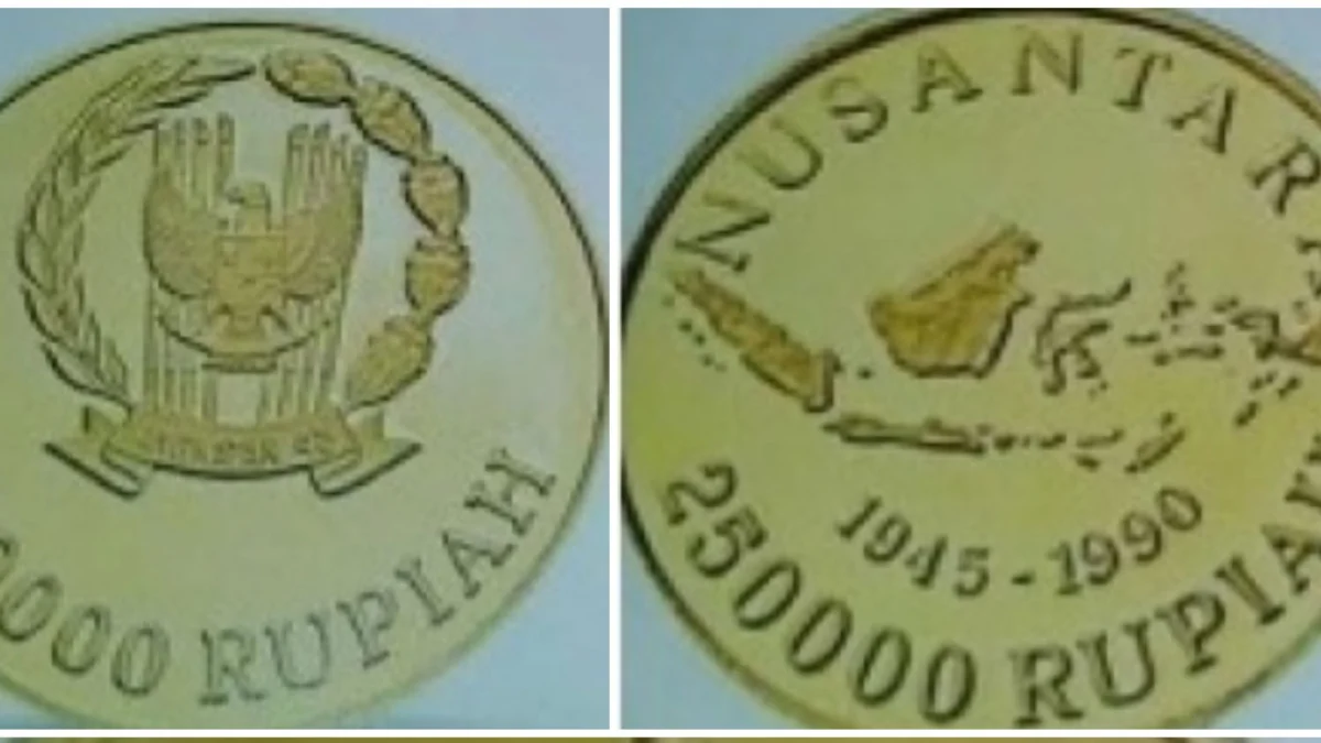 INILAH Harga Terbaru 3 Uang Koin Emas Seri 45 Tahun Kemerdekaan, Laku 100 Jutaan dan Diincar Kolektor