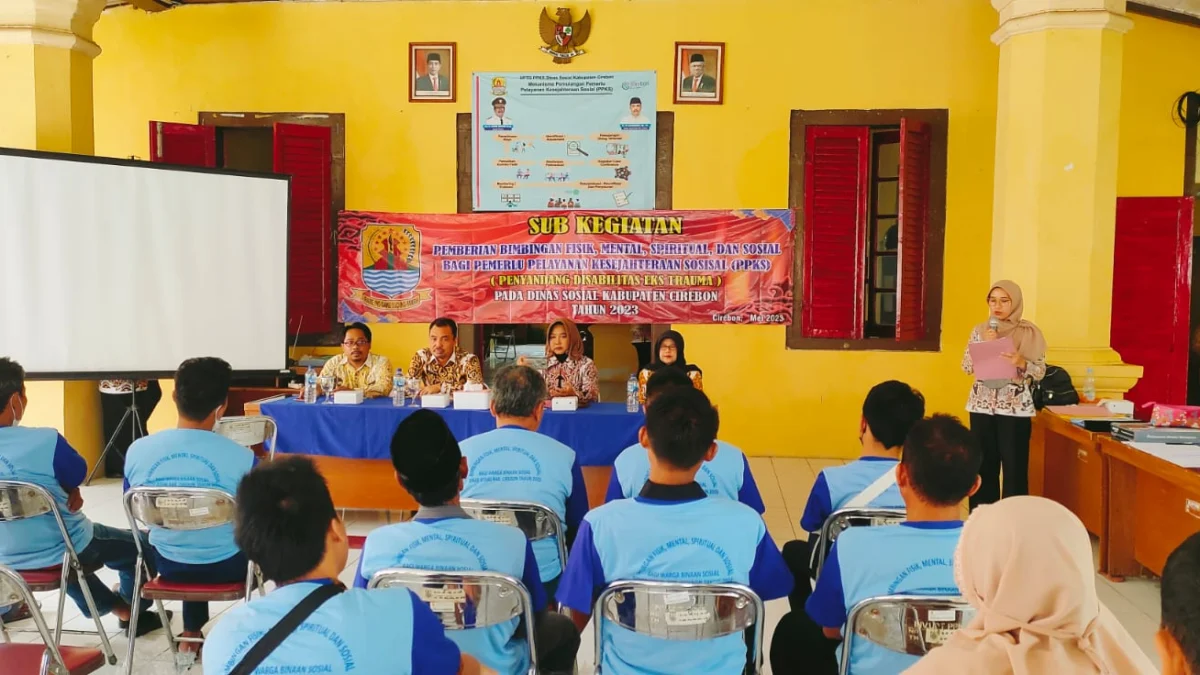 Dinsos Kembali Gelar Bimbingan Fisik, Mental, Spiritual dan Sosial Bagi PPKS Kabupaten Cirebon