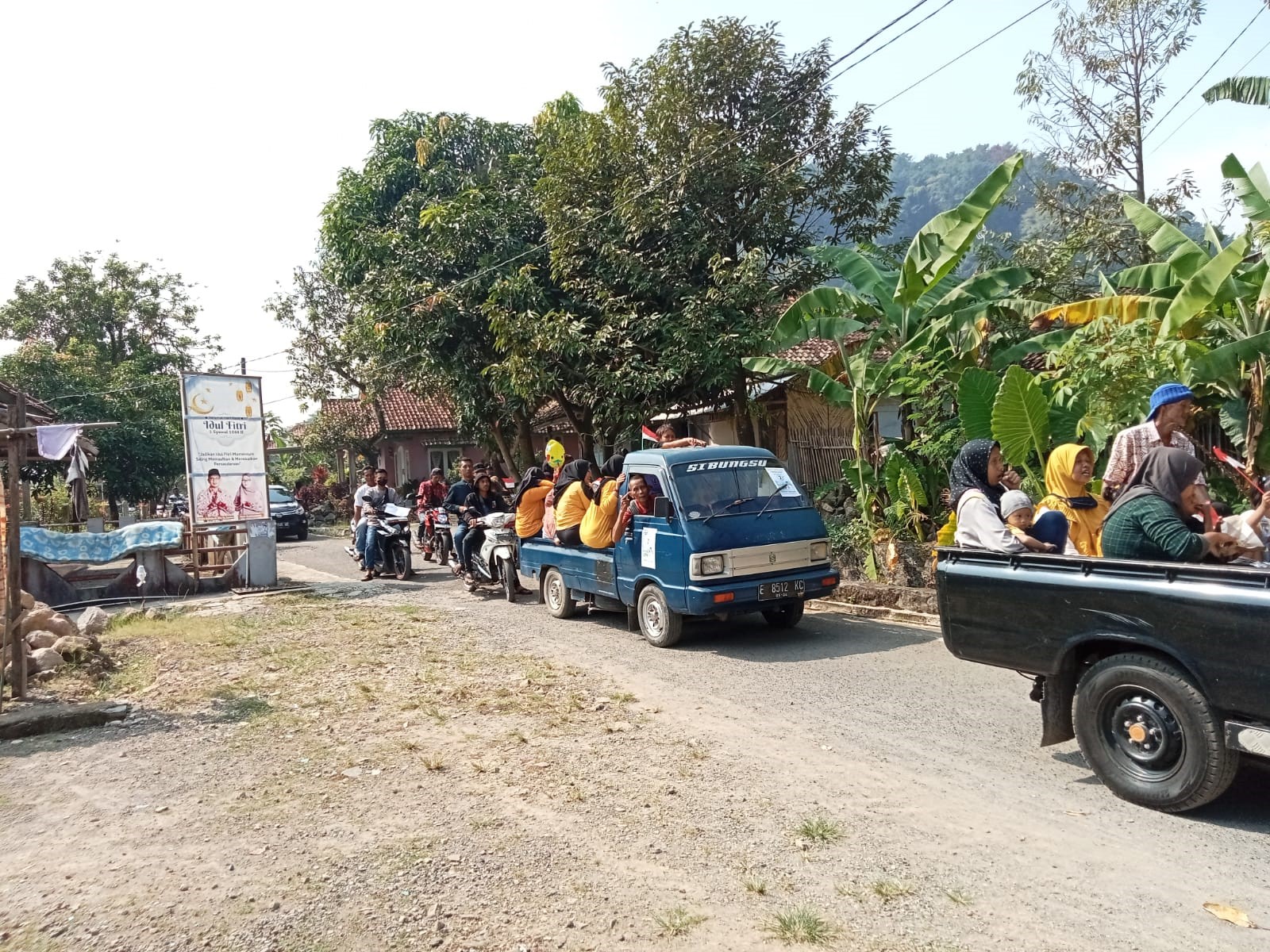 Di Desa Lengkong Wetan Kecamatan Sindangwangi, pelaksanaan kampanye cakades berlangsung aman