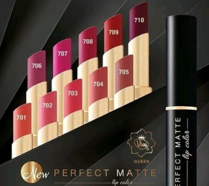 SEGAR HALUS DAN TAHAN LAMA, Inilah 10 Warna Lipstik Viva Perfect  Matte Lip Color yang Cocok di Semua Bibir Wanita