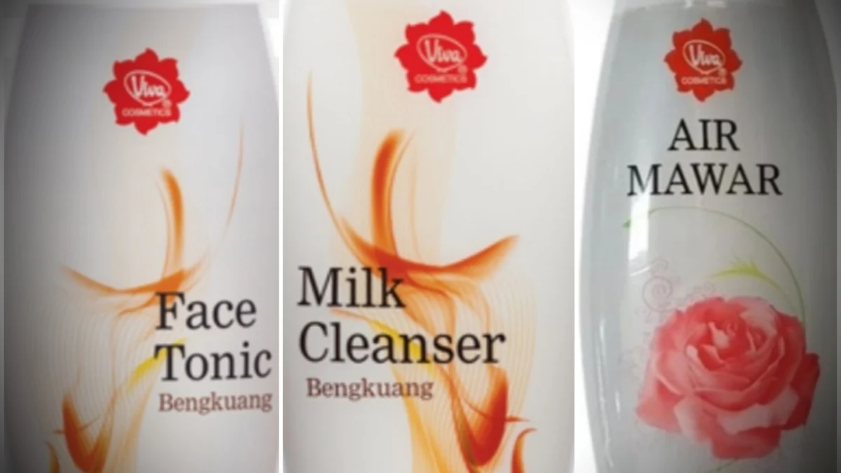 WOW! Ini Cara Pakai Air Mawar Viva, Milk Cleanser dan Face Tonic yang Tepat agar Bisa Mirip Artis Korea