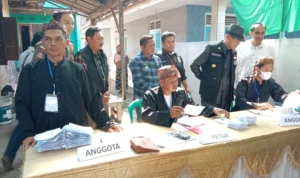 Bupati   Dr H Karna Sobahi MMPd melakukan monitoring langsung diawali dari Desa Karyamukti Kecamatan Panyingkiran