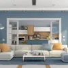 5 Inspirasi kombinasi warna ruang keluarga MInimalis dan elegan.