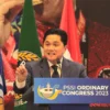 Erick Thohir Menteri BUMN dan Ketua PSSI