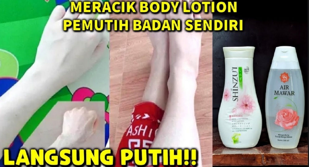 cara membuat body lotion sendiri