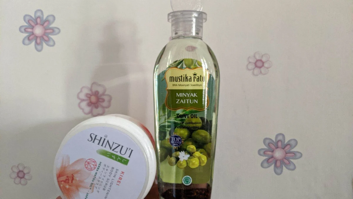 Cara luluran shinzui dengan minyak zaitun