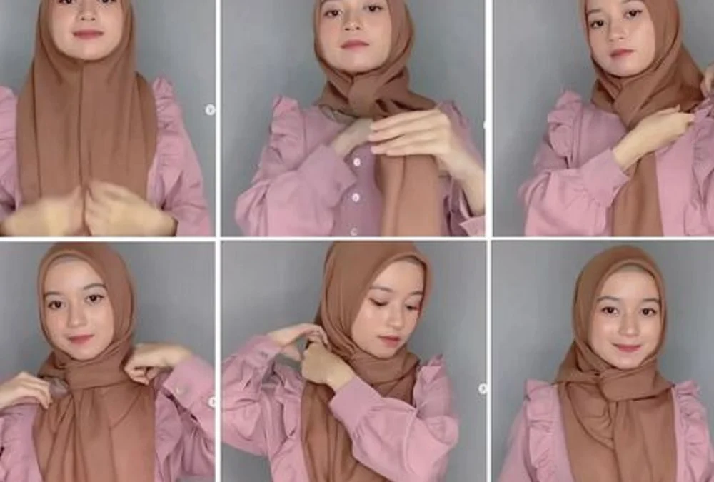 tutorial hijab segi empat
