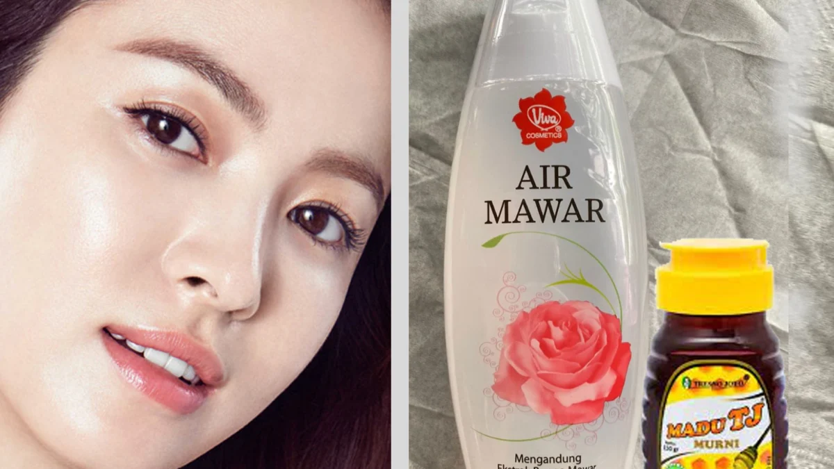 Masker Air Mawar Viva dan Madu Bisa Bikin Wajah Glowing Seperti Artis Korea