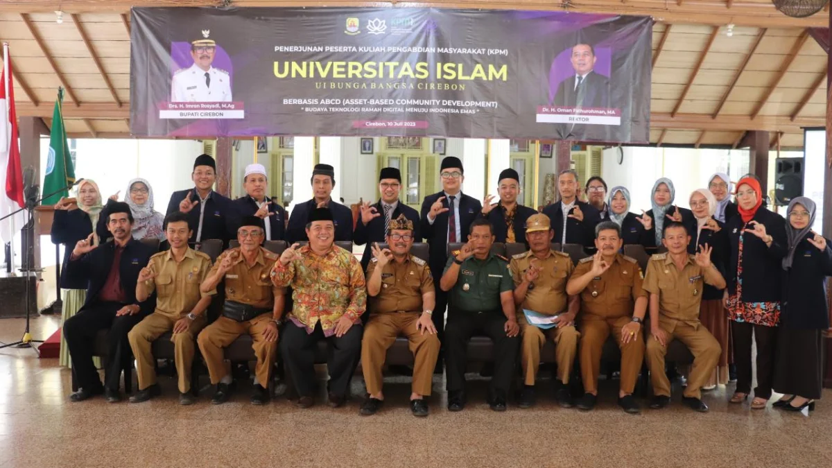 Bupati Cirebon Lepas Ratusan Mahasiswa KPM Universitas Islam Bunga Bangsa Cirebon