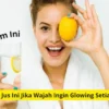 Manfaat jus lemon untuk perawatan kulit.