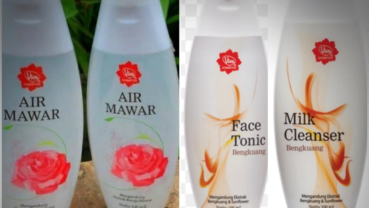Urutan Penggunaan Air Mawar Viva, Milk Cleanser dan Face Tonic