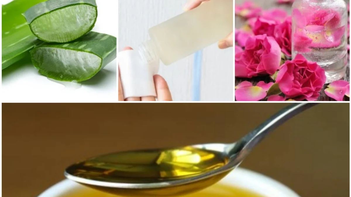 Rahasia Bikin Serum Minyak Zaitun + Air Mawar Viva dan Lidah Buaya
