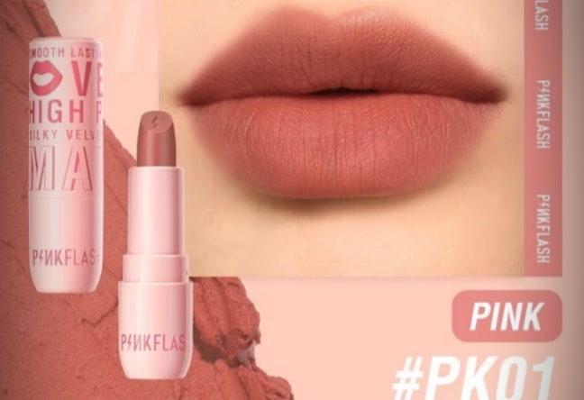 15 Warna Lipstik Pinkflash Terbaik! Murah Tahan Lama Halus dan Ringan di BIBIR