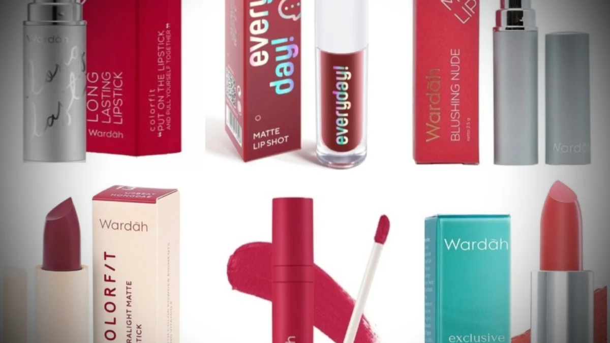 Ini Dia 10 Lipstik Wardah yang Terjamin Kualitasnya, Tidak Luntur Seharian dan Tahan Lama