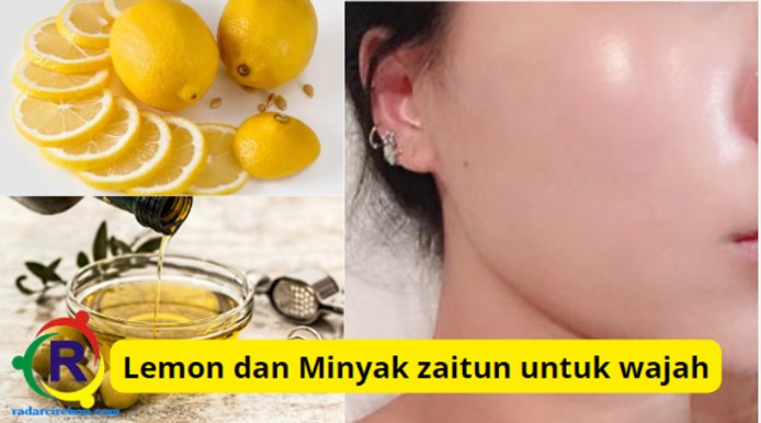 minyak zaitun dan perasan lemon