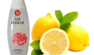 Air mawar Viva dan lemon