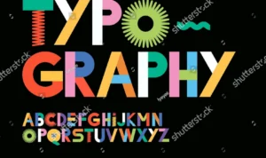 typography gambar, foto stok & vektor