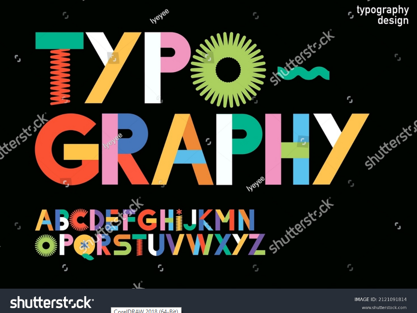 typography gambar, foto stok & vektor