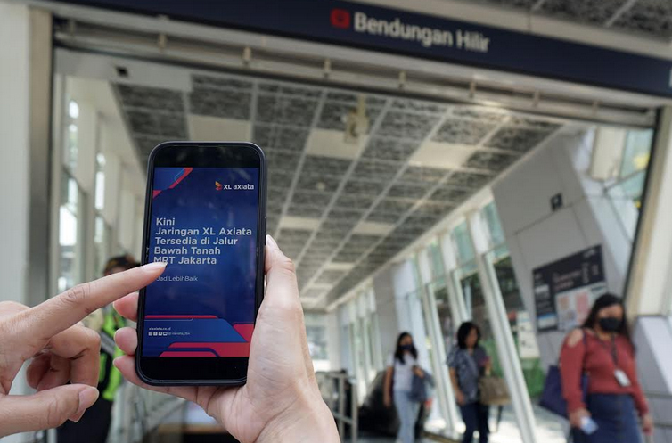 Sinyal 4G XL Axiata Sudah Tersedia di Sepanjang Jalur MRT Jakarta