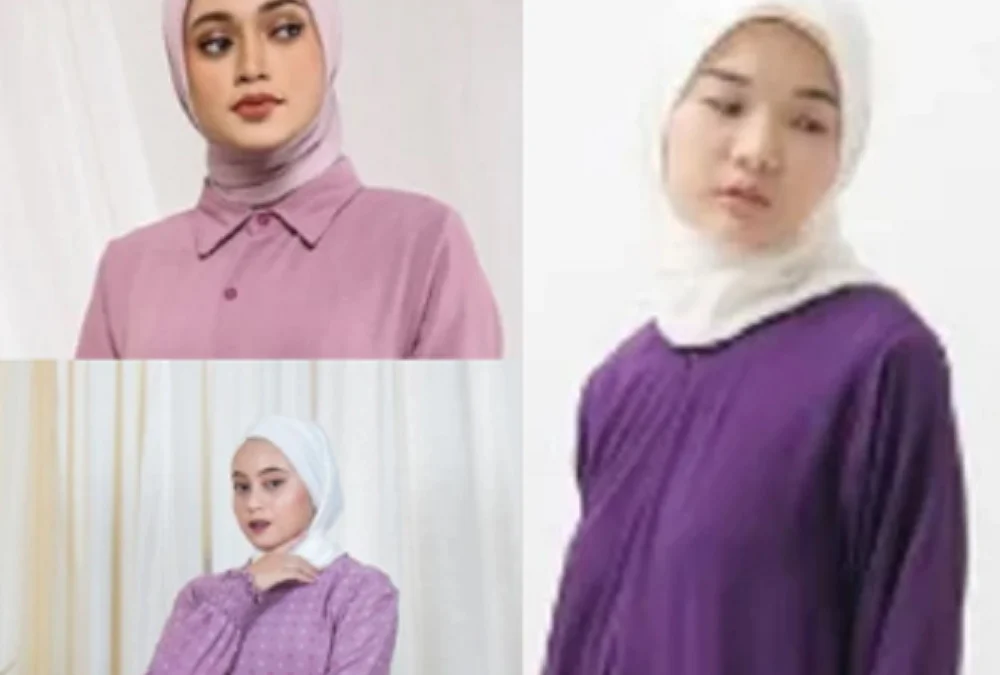 Baju Ungu Cocok dengan Jilbab warna Apa, ya?